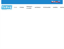 Tablet Screenshot of hamag.cz